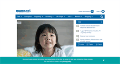 Desktop Screenshot of mumsnet.com