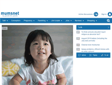 Tablet Screenshot of mumsnet.com